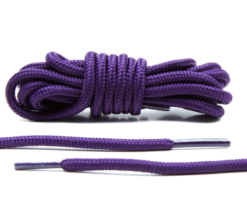 LACE LAB XI Rope Laces 6mm Grape - Winogronowe okrągłe sznurowadła do butów