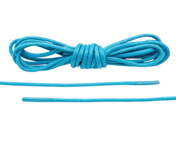 LACE LAB Waxed Shoe Laces 2.5mm Sky Blue