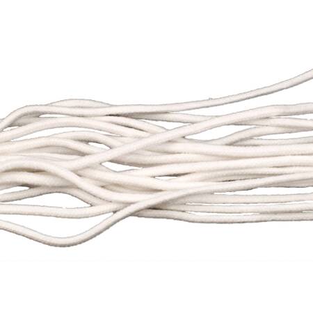 Tarrago Laces Fine Round 2.5mm White - białe okrągłe sznurowadła