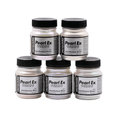 JACQUARD Pearl EX Powdered Interference Pigments 0.5oz / Opalizujące pigmenty proszkowe do rękodzieła