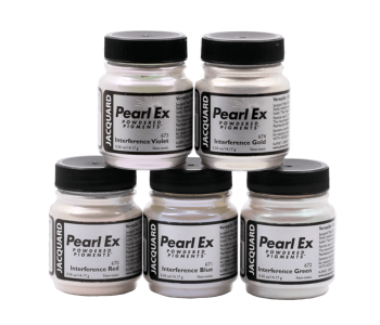 JACQUARD Pearl EX Powdered Interference Pigments 0.5oz / Opalizujące pigmenty proszkowe do rękodzieła