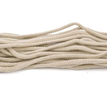 Tarrago Laces Cord 4.5mm Stone - jasno beżowe okrągłe sznurowadła do butów