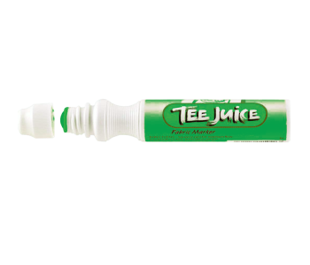 JACQUARD Tee Juice Fabric Art Marker Broad Point 12mm SPRING GREEN / Gruby wiosennie zielony pisak do jeansu, tkanin, skór, drewna, gliny, papieru