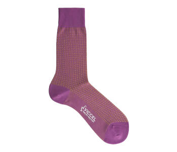 VICCEL / CELCHUK Socks Lima Lilac Square Dot