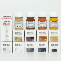 Farby do skórzanych krawędzi, pasków, torebek, portfeli, toreb, akcesoriów.