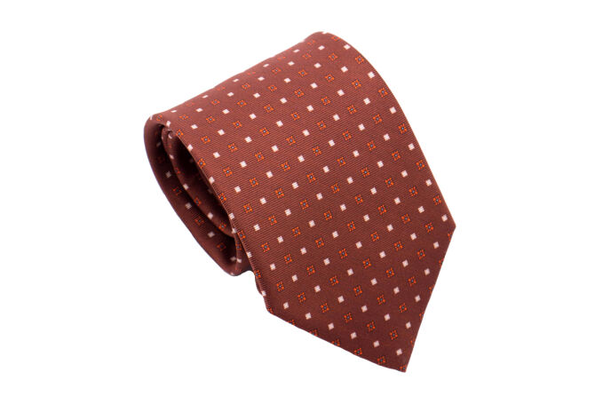 PATINE Tie Printed Silk SQUARE 1 Marron