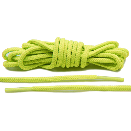 LACE LAB Roshe Laces 3mm Volt - Zielone okrągłe sznurówki do butów