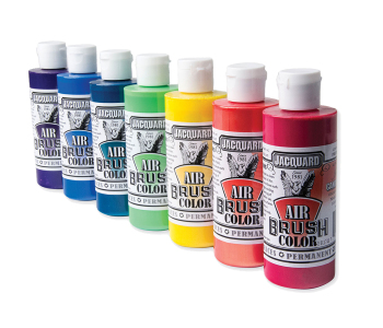 JACQUARD Airbrush Color Transparent Paint 4oz / Półprzeźroczyste farby akrylowe do aerografu