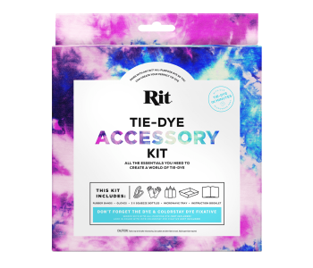 RIT DYE Tie Dye ACCESSORY Kit 8oz / Zestaw do farbowania tkanin