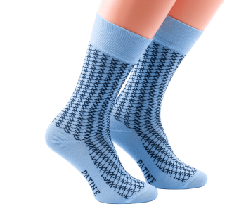 PATINE Socks PAPE02 Blue / Navy Blue - Skarpety klasyczne