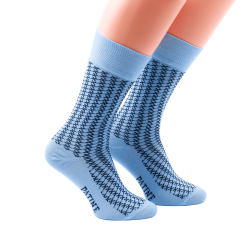 PATINE Socks PAPE02 Blue / Navy Blue - Skarpety klasyczne