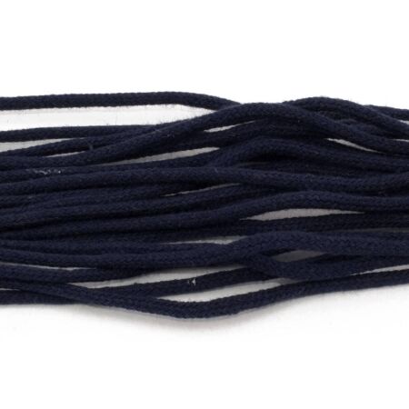 Tarrago Laces Fine Round 2.5mm Navy Blue - granatowe okrągłe sznurowadła