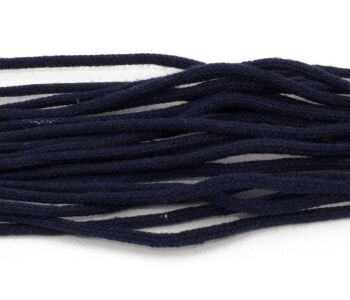 Tarrago Laces Fine Round 2.5mm Navy Blue - granatowe okrągłe sznurowadła