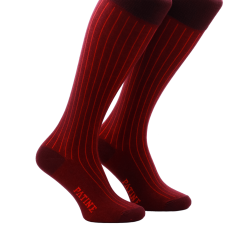 PATINE Knee Socks Shadow POD0104 Bordeaux / Red - Podkolanówki klasyczne