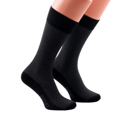 PATINE Socks PAME03 Black / Grey - Skarpety klasyczne