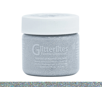 ANGELUS Glitterlites Leather Paint 1oz #239 HOLOGRAPHIC STAR / Holograficzna brokatowa farba akrylowa do customizacji Jeansu i Sneakersów