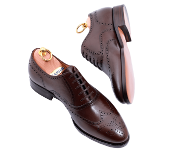 TLB MALLORCA ARTISTA Full Brogues 289 F Hatch Grain Dark Brown