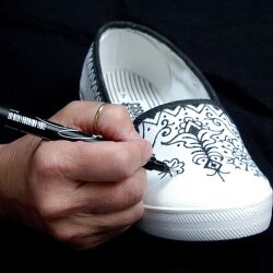 Różowy marker do personalizacji