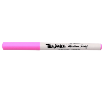 JACQUARD Tee Juice Fabric Art Marker Medium Point 1.2mm PINK / Różowy pisak do jeansu, tkanin, skór, drewna, gliny, papieru