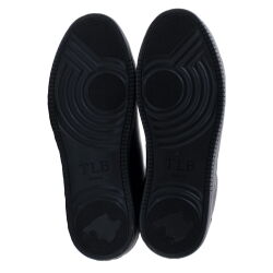 Czarne skórzane Sneakersy TLB S3 na gumowej podeszwie w kolorze czarnym– ręcznie wykonane w Hiszpanii, styl smart casual, komfort, elegancja i nowoczesny design na co dzień.