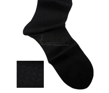 VICCEL / CELCHUK Socks Star Textured Black