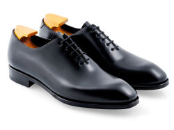 Eleganckie obuwie męskie TLB Mallorca 501 oxford boxcalf negro z podeszwą skórzaną. .