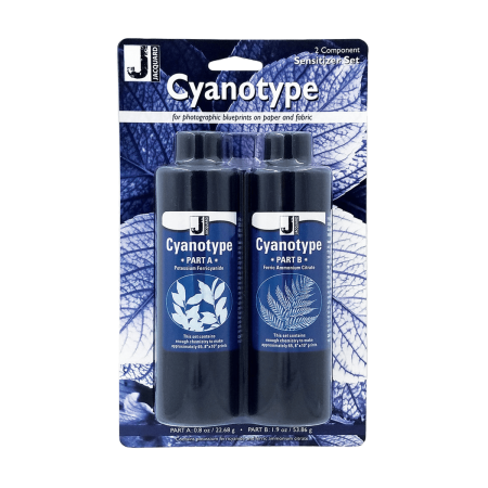 JACQUARD Cyanotype Set / Zestaw do drukowania słońcem na tkaninach i papierze - cyjanotypia