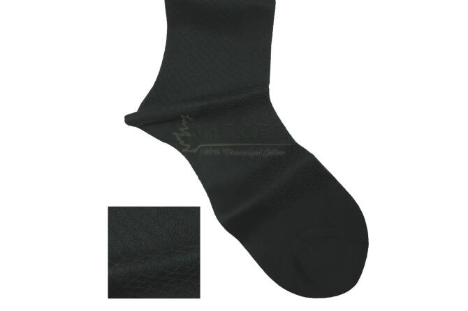 VICCEL / CELCHUK Socks Fish Skin Textured Forest Green