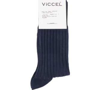 VICCEL / CELCHUK Socks Shadow Stripe Dark Navy Blue / Purple