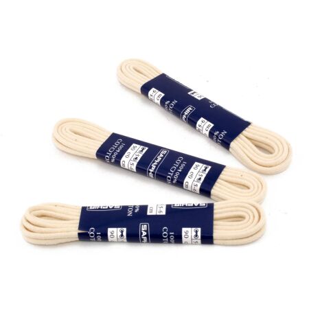 SAPHIR BDC Laces Thin Round 2mm Natural - naturalne cienkie okrągłe sznurowadła