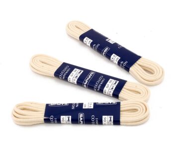 SAPHIR BDC Laces Thin Round 2mm Natural - naturalne cienkie okrągłe sznurowadła