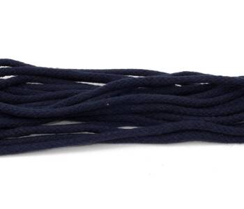 Tarrago Laces Cord 4.5mm Navy Blue - granatowe okrągłe sznurowadła do butów