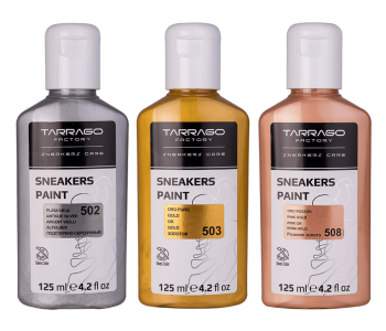  TARRAGO SNEAKERS Paint Metallic Colors 125ml - Metaliczne farby akrylowe do customizacji butów i ubrań