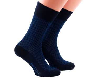 PATINE Socks Fishnet Navy Blue / Royal Blue