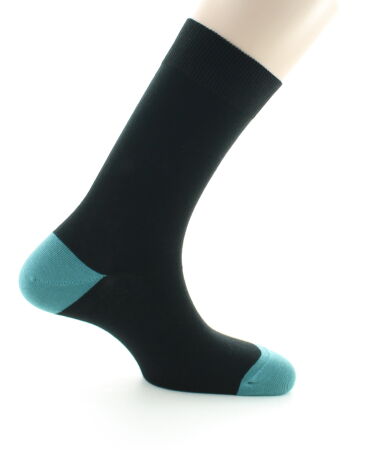 BERTHE M Socks Cotton Noir Epicea