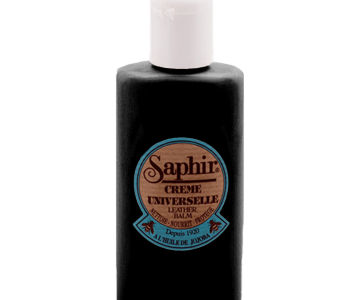 SAPHIR BDC Creme Universelle 150ml Black - Czarny uniwersalny balsam do skór licowych