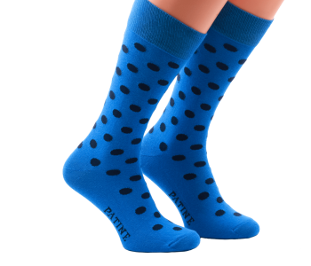 PATINE Socks PAKOC05 Blue / Navy Blue - Skarpety klasyczne