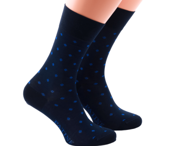 PATINE Socks Dots Navy Blue / Royal Blue