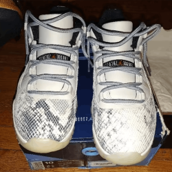 Jasnoszare okrągłe sznurowadła, idealne do nike jordan 11