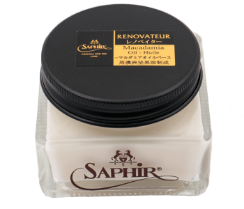 SAPHIR MDOR Creme Renovateur Macadamia 75ml - regenerujący krem do skór, obuwia i akcesoriów