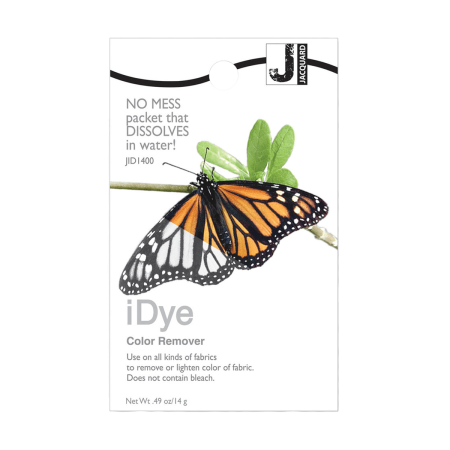 JACQUARD iDye Color Remover 0.49oz / Preparat do rozjaśniania i usuwania koloru barwnika z tkanin