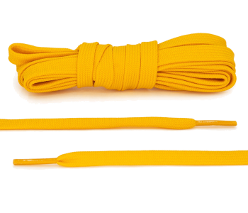 LACE LAB DUNK Replacement Laces 8mm Gold / Złote płaskie sznurówki do Sneakersów