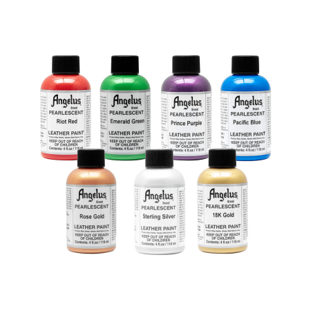 ANGELUS Acrylic Leather Paint Pearlescent 4oz