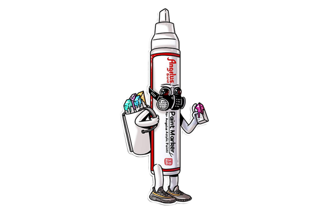 ANGELUS Sticker Paint Marker Graffiti 1szt
