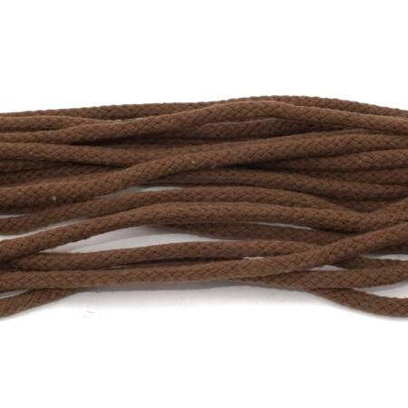 Tarrago Laces Cord 4.5mm Brown - brązowe okrągłe sznurowadła do butów