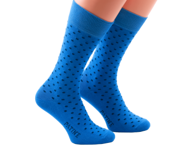 PATINE Socks PAKOB01 Blue / Navy Blue - Skarpety klasyczne