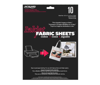 JACQUARD INKJET Fabric Cotton 30pcs set / Zestaw 30 arkuszy tkaniny bawełnianej do druku atramentowego