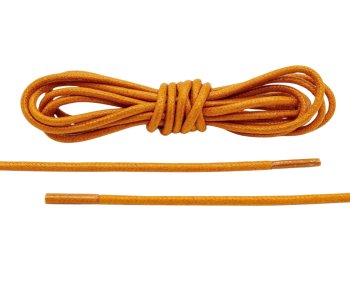 LACE LAB Waxed Shoe Laces 2.5mm Tan