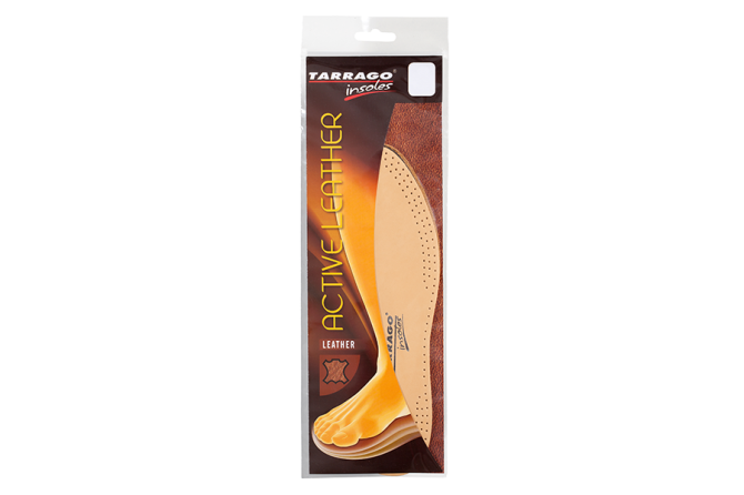 TARRAGO Insoles Leather Active - Skórzane wkładki do butów