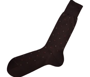 VICCEL / CELCHUK Knee Socks Daimond Brown - Podkolanówki męskie